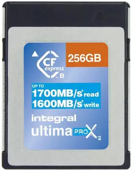Integral UltimaPro X2 CFexpress Cinematic 256GB Integral UltimaPro X2 CFexpress Cinematic 256GB