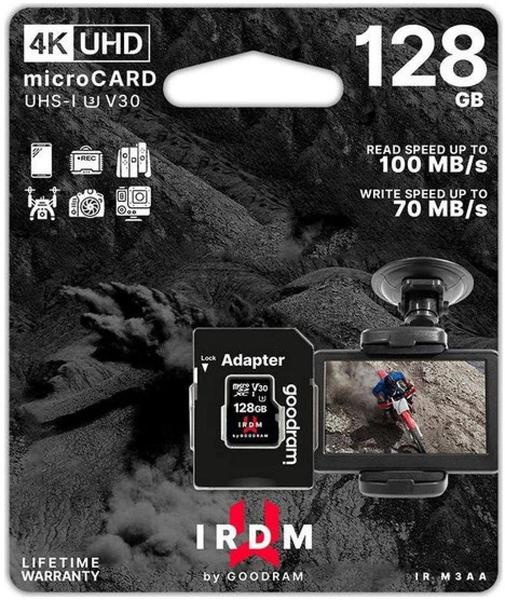 GoodRam Micro-SD-Speicherkarte mit Adapter M3AA, 64 GB