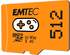 Emtec Gaming 512 GB microSDXC, UHS-I U3, V30, A2 Speicherkarte (512 GB GB) orange