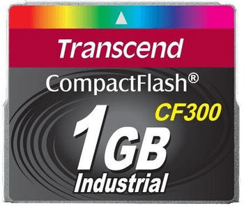 Transcend Industrial Compact Flash 1GB 300X (TS1GCF300) Transcend Industrial Compact Flash 1GB 300X (TS1GCF300)