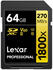 Lexar Professional 1800x SDXC 64GB