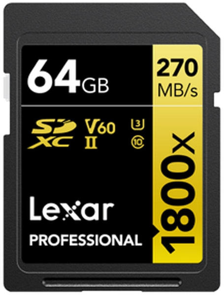 Lexar Professional 1800x SDXC 64GB
