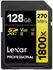 128 GB, 270 MB/s, ohne Adapter: Lexar Professional 1800x SDXC