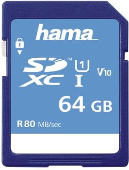 Hama SDXC Class 10 UHS-I 90MB/s 64GB (00213110) Hama SDXC Class 10 UHS-I 90MB/s 64GB (00213110)