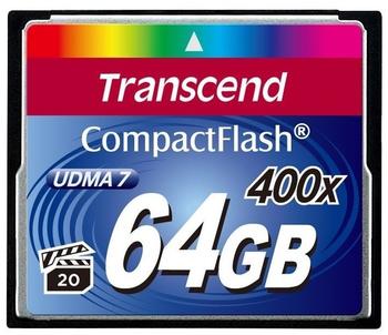 Transcend Premium Compact Flash 64GB 400x (TS64GCF400)