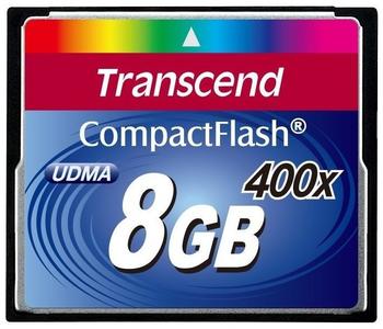 Transcend Premium Compact Flash 8 GB 400x (TS8GCF400)