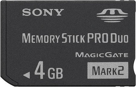 Sony Memory Stick PRO Duo 4GB (MSMT4GN)