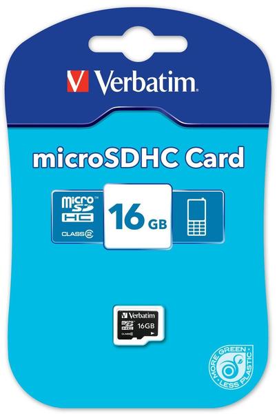 Verbatim microSDHC 16GB Class 2 (44006)
