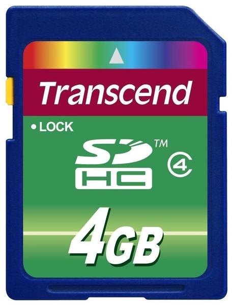 Transcend Standard SDHC 4GB Class 4 (TS4GSDHC4)
