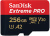 SanDisk card 256gb extreme pro microsdxc 200mb/s + adapter