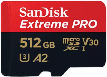 SanDisk Extreme PRO A2 200 MB/s microSDXC 512GB