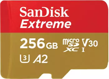 SanDisk Extreme A2 U3 V30 190 MB/s microSDXC 256GB SanDisk Extreme A2 U3 V30 190 MB/s microSDXC 256GB