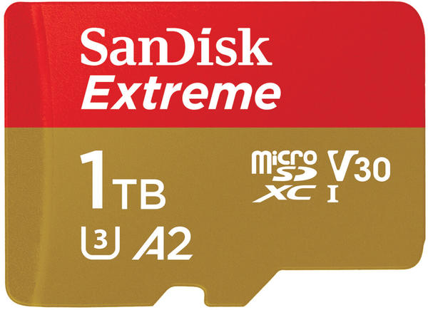 SanDisk Extreme A2 U3 V30 190 MB/s microSDXC 1TB