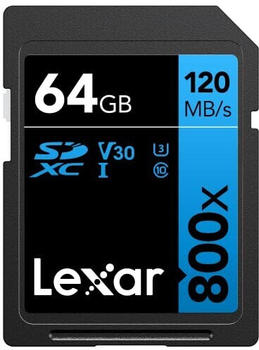 Lexar High-Performance 800x SDXC 64GB