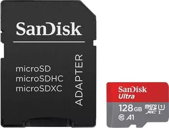 SanDisk Ultra A1 microSDXC 128GB (SDSQUAB-128G-GN6MA) SanDisk Ultra A1 microSDXC 128GB (SDSQUAB-128G-GN6MA)