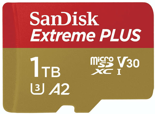 SanDisk Extreme PLUS A2 microSDXC 1TB (SDSQXBD-1T00-GF6CA)