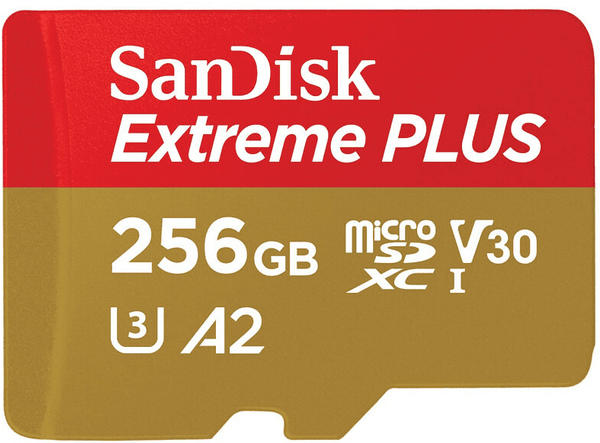 SanDisk Extreme PLUS A2 microSDXC 256GB (SDSQXBD-256G-GF6CA)