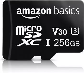 AmazonBasics microSDXC 100 Mbit/s A2 U3 256GB