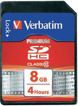 Verbatim SDHC Premium UHS-I U1 8GB (43961)