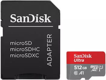 SanDisk Ultra A1 microSDXC 512GB (SDSQUAC-512G-GN6MA) SanDisk Ultra A1 microSDXC 512GB (SDSQUAC-512G-GN6MA)