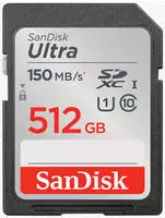Sandisk Speicherkarte "SDXC Ultra 512GB (Class 10/UHS-I/150MB/s)" (512 GB UHS-I Class