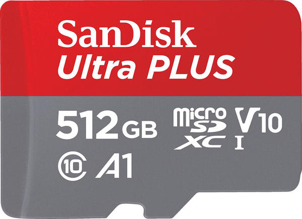 SanDisk Ultra PLUS A1 microSDXC 160 MB/s 512GB (SDSQUBL-512G-GN6MA)