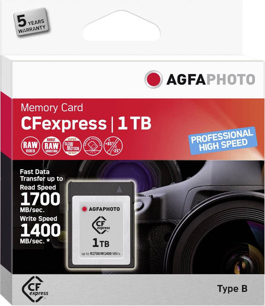 AgfaPhoto Professional High Speed CFexpress 1TB