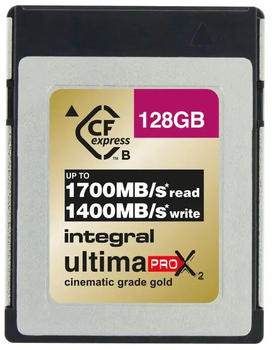 Integral UltimaPro X2 Cinematic Gold CFexpress Type B 128GB
