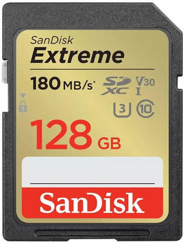 SanDisk Extreme Plus SDXC 190 MB/s UHS-I V30 128GB