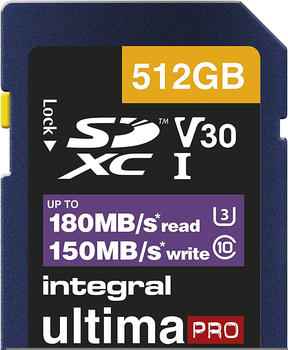 Integral Ultima Pro Professional High Speed SDXC 512GB