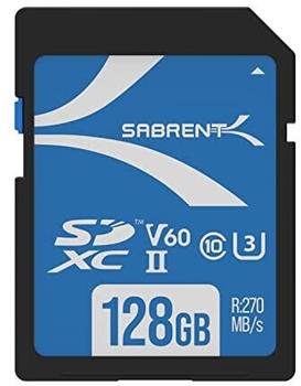 Sabrent V60 UHS-II SDXC 128GB