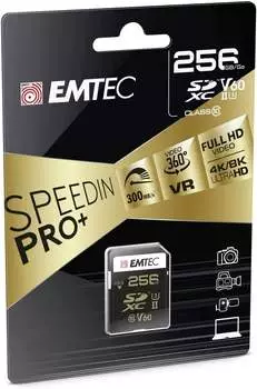 Emtec SpeedIN Pro+ V60 UHS-II SDXC 256GB – Hervorragende Leistung für anspruchsvolle Anwendungen