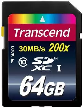 Transcend Premium SDXC 64GB Class 10 (TS64GSDXC10)