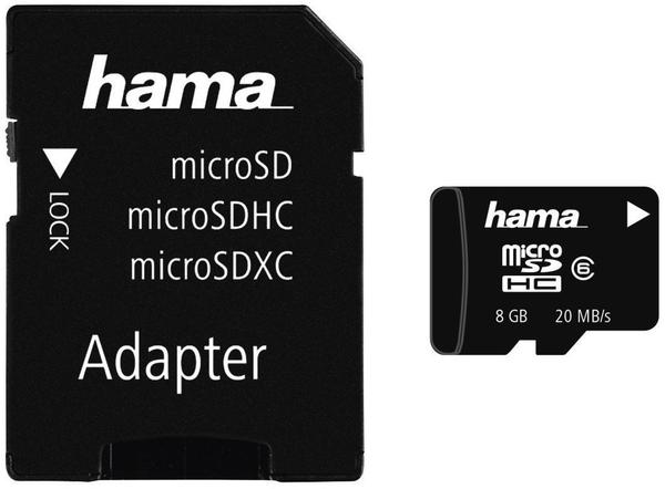 Hama microSDHC 8GB Class 6 (00108017)