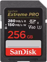 SanDisk 256GB SDXC Extreme PRO 280MB/s V60 UHS-II