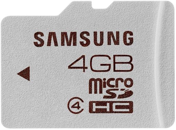 Samsung microSDHC Standard 4GB Class 4 + SD-Adapter