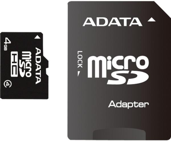 Adata microSDHC 4GB Class 4 (AUSDH4GCL4-RA1)
