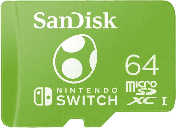 SanDisk microSDXC für Nintendo Switch 64GB Yoshi Edition