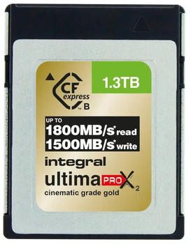 Integral UltimaPro X2 Cinematic Gold CFexpress Type B 1.3TB