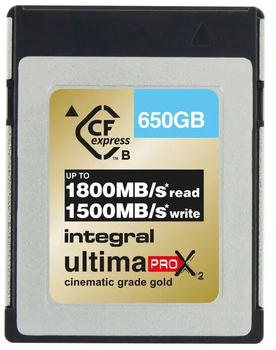 Integral UltimaPro X2 Cinematic Gold CFexpress Type B 650GB