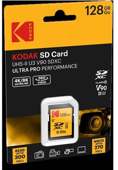 Kodak Ultra Pro UHS-II U3 V90 SDXC 128GB