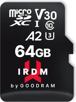 GoodRAM IRDM UHS I U3 A2 microSDXC 64GB