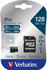 128 GB, mit SD-Karten-Adapter: Verbatim Pro microSDHC U3 UHS-I V30