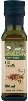 Manako Bio Leinöl nativ & kaltgepresst (100ml) Manako Bio Leinöl nativ & kaltgepresst (100ml)