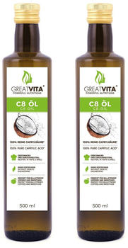 GreatVita C8-Öl auf Kokosöl Basis 2x0,5l GreatVita C8-Öl auf Kokosöl Basis 2x0,5l