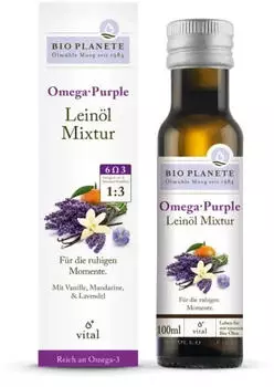 Bio Plan&egrave;te Lein&ouml;l-Mix Omega Purple (100ml)