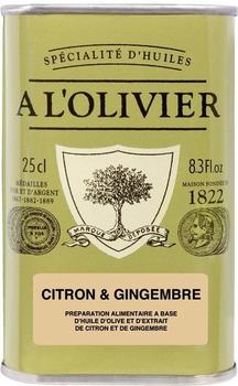 A l´Olivier Extra Natives Olivenöl mit Zitrone & Ingwer 250ml