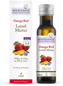 Bio Planète Omega Red Leinöl-Mixtur für Kids Bio (100ml) Bio Planète Omega Red Leinöl-Mixtur für Kids Bio (100ml)