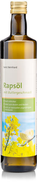 Kräuterhaus Sanct Bernhard Rapsöl mit Buttergeschmack (750ml)