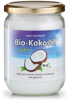 Kräuterhaus Sanct Bernhard Bio-Kokosöl kalt gepresst in Schraubglas (500ml)